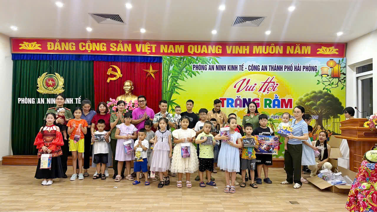Phòng An ninh Kinh tế: Sôi nổi chương trình “Vui hội trăng rằm”